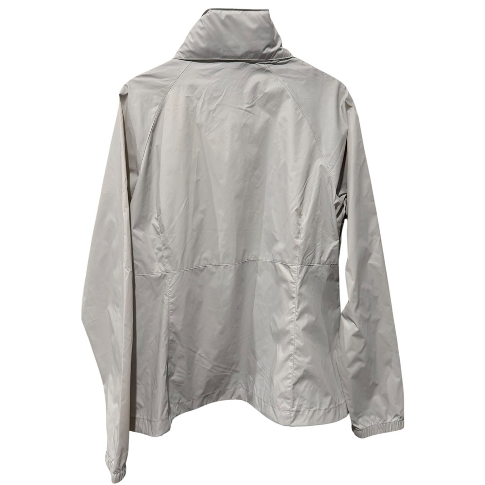Columbia Womens Switchback III Wind Breaker Jacket Waterproof Sz 2X Light Gray - Picture 2 of 6